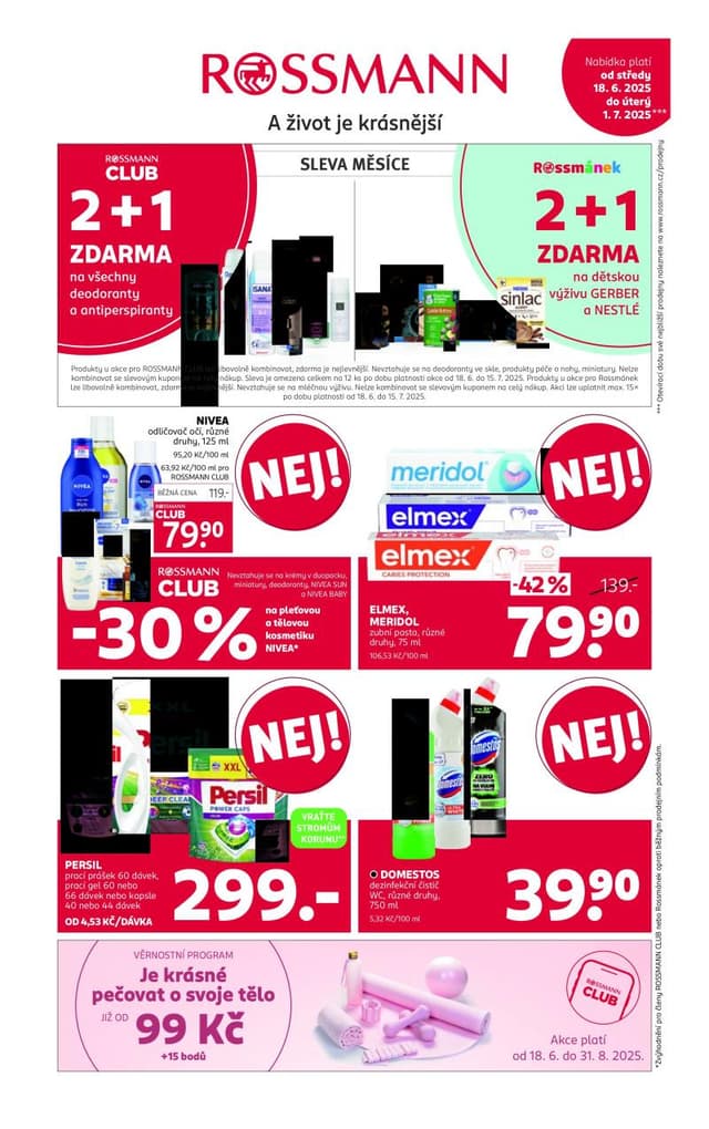 Rossmann drogerie leták 16. - 29.4.